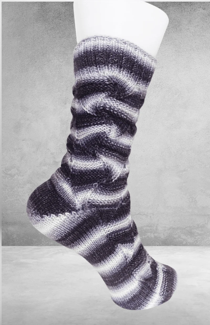 Charivari sock pattern