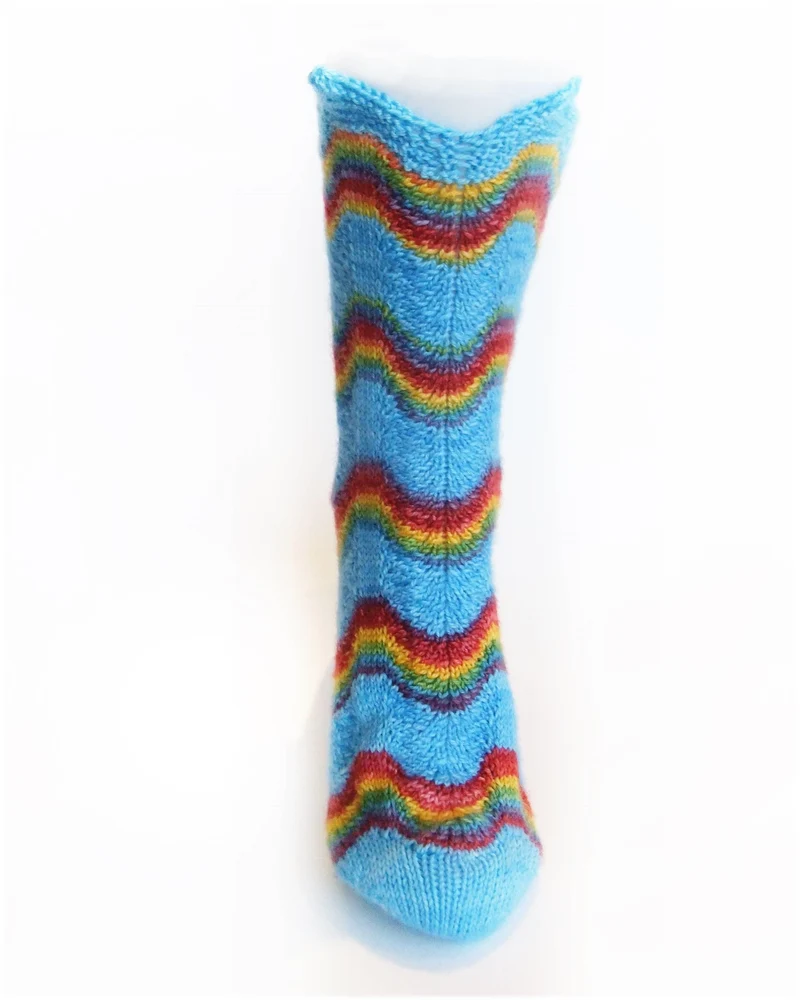 Socks pattern Over the rainbow