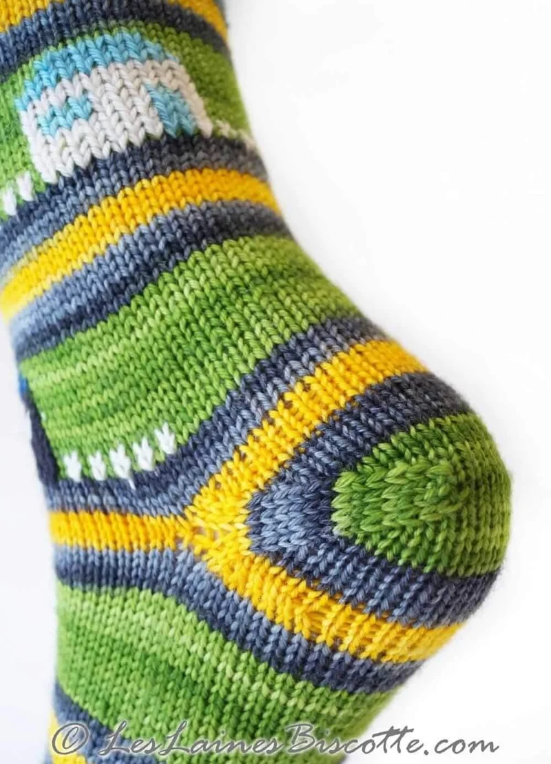 Free sock pattern - Saint-Élie-de-Caxton