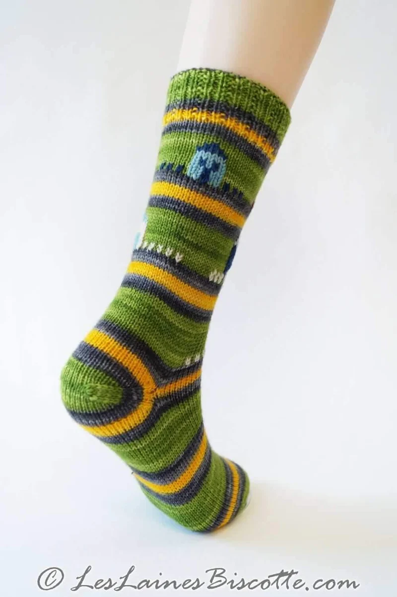Free sock pattern - Saint-Élie-de-Caxton