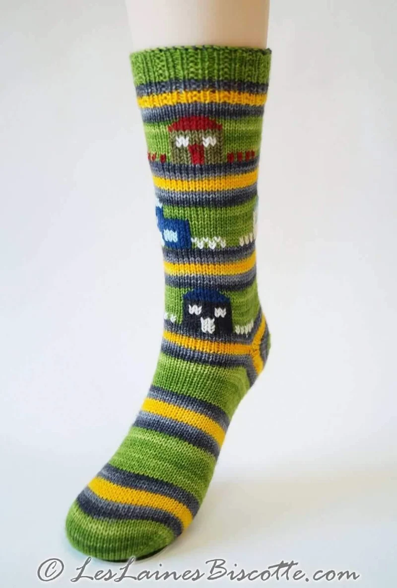 Free sock pattern - Saint-Élie-de-Caxton