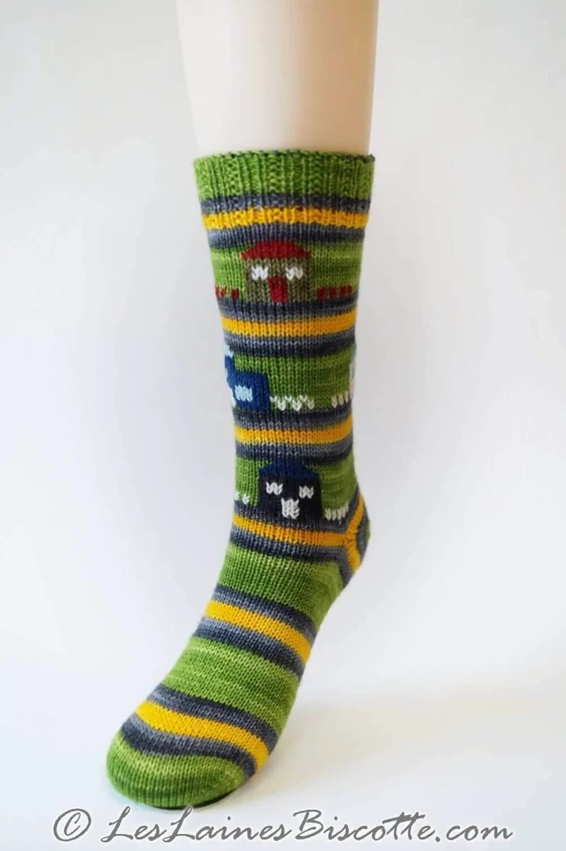 Free sock pattern - Saint-Élie-de-Caxton