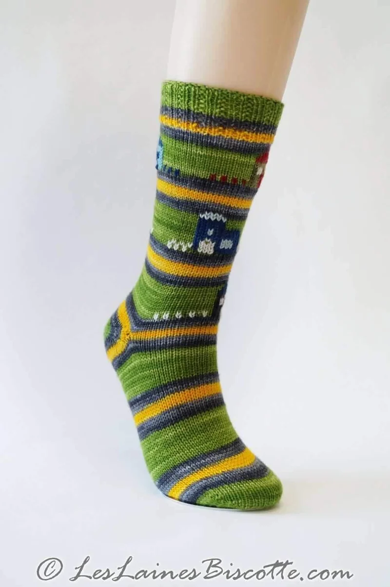 Free sock pattern - Saint-Élie-de-Caxton