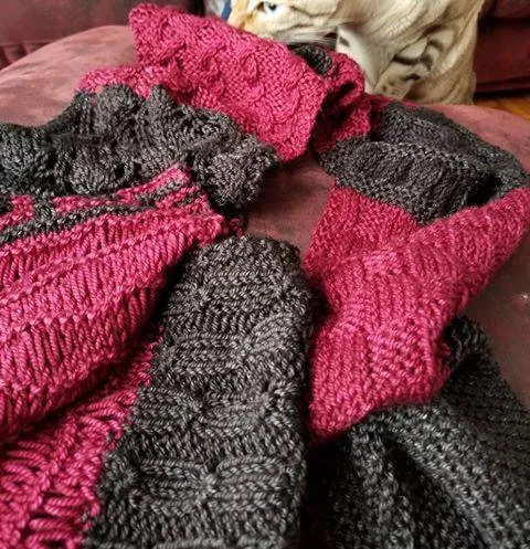Knitting Pattern for beginners - Knitting-101 Scarf