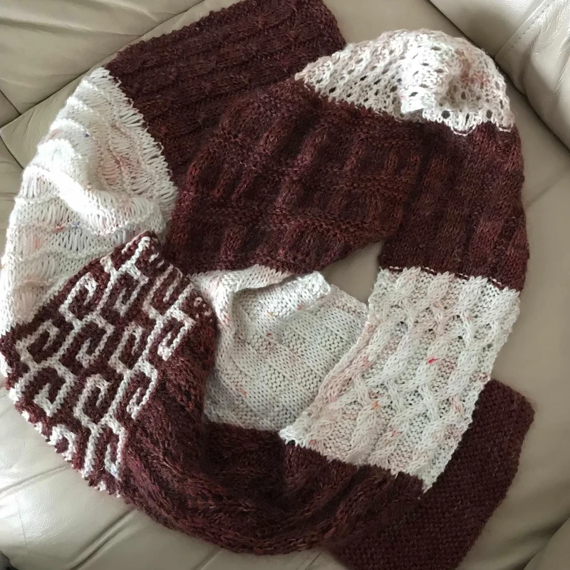 Knitting Pattern for beginners - Knitting-101 Scarf