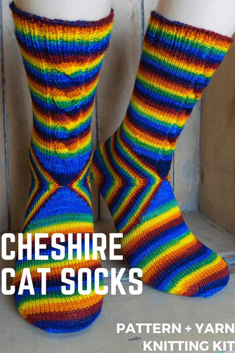 The Cheshire Cat Socks Knitting Kit