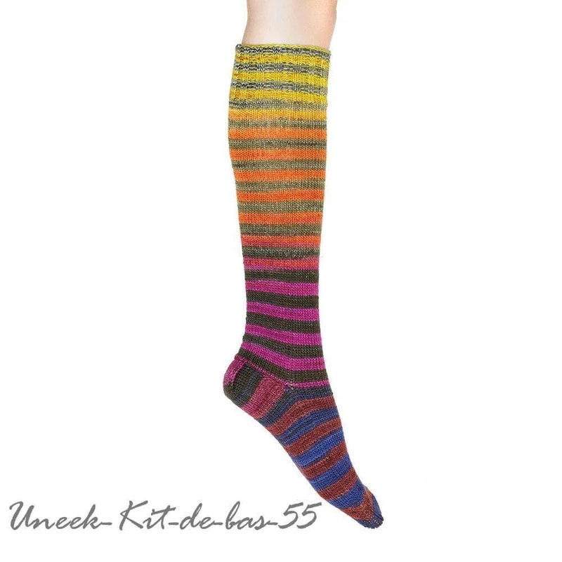 Urth Uneek - Self-Striping Matching Sock-Kit