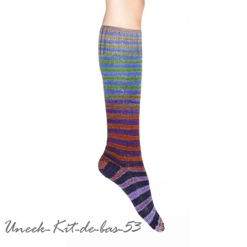 Urth Uneek - Self-Striping Matching Sock-Kit