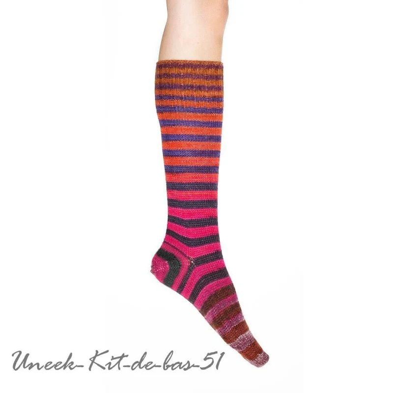Urth Uneek - Self-Striping Matching Sock-Kit