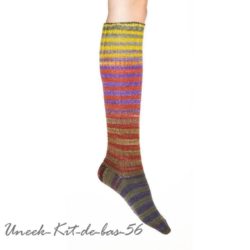 Urth Uneek - Self-Striping Matching Sock-Kit