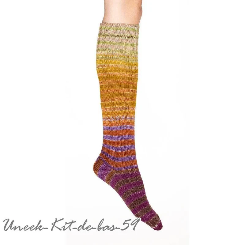 Urth Uneek - Self-Striping Matching Sock-Kit