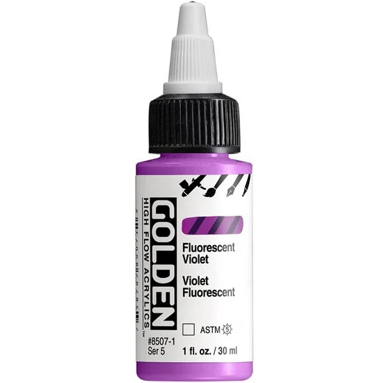 Acrylic high flow - 1 oz fluorescent violet s5