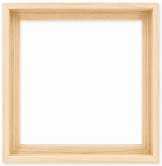 Floater Frame Wood Gallery Natural - 10''X10''