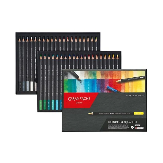 Set of 40 Pencils Museum Watercolor