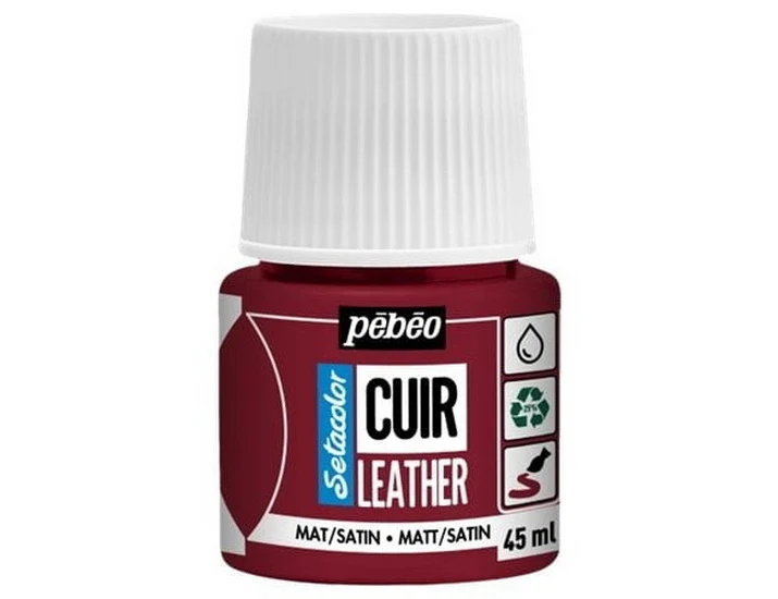 Leather Paint Deep Red 45ml