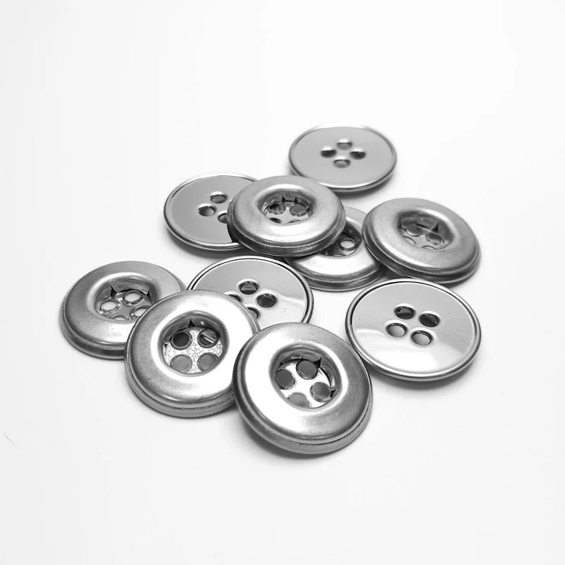Boutons #B487 - B488 | Argent