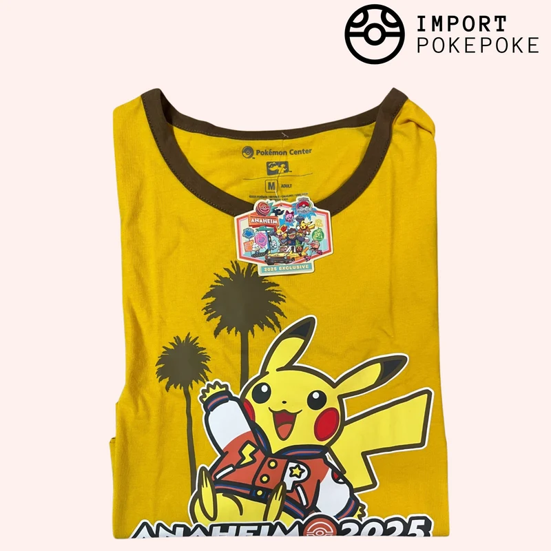 T-Shirt Pikachu Jaune - Anaheim World Championships 2025