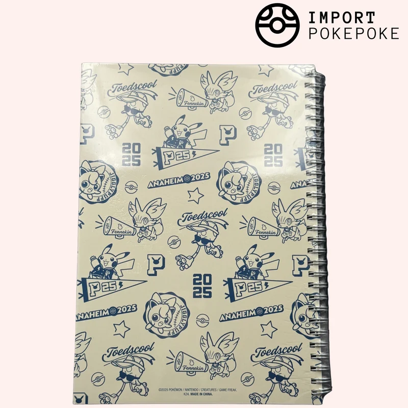 Cahier Pikachu & Co - Anaheim World Championships 2025