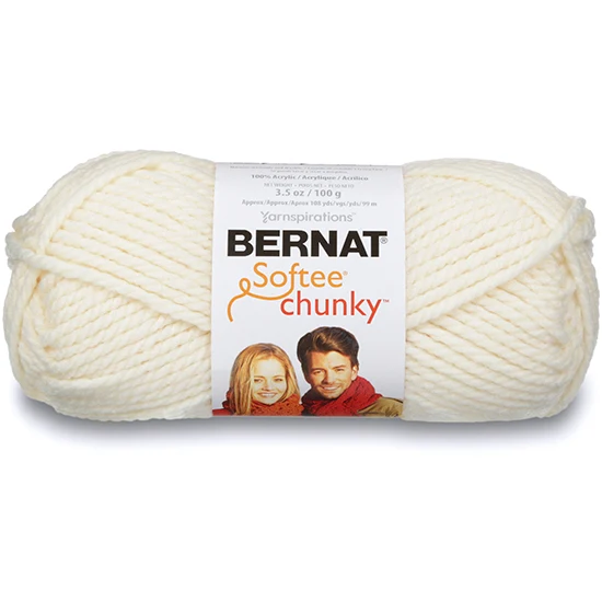 Softee chunky yarn #6 - 100gr - natural