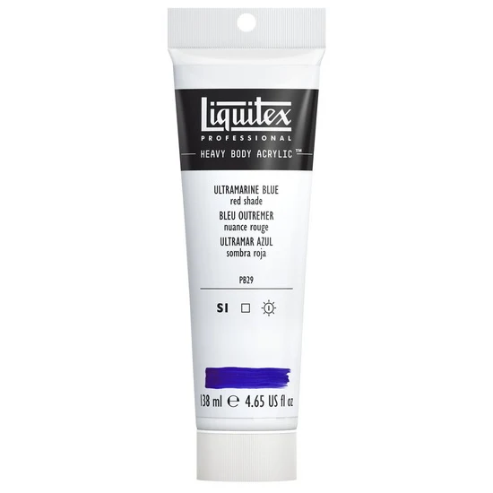 Acrylic hb - 4.65oz - ultramarine blue red shade - s1