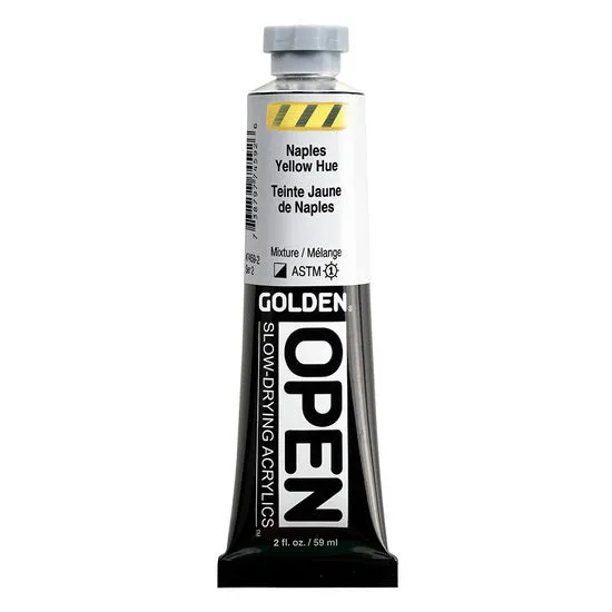 Acrylic open - 2 oz naples yellow hue s2