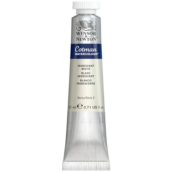 Cotman watercolour - 21ml - iridescent white - s2