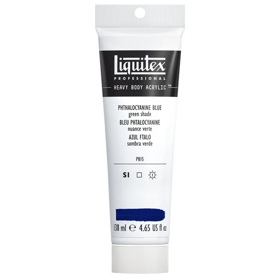 Acrylic hb - 4.65oz - phthalocyanine blue green shade - s1a