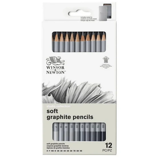 WN Studio Collection Graphite Pencil Tin - Soft - 12pc