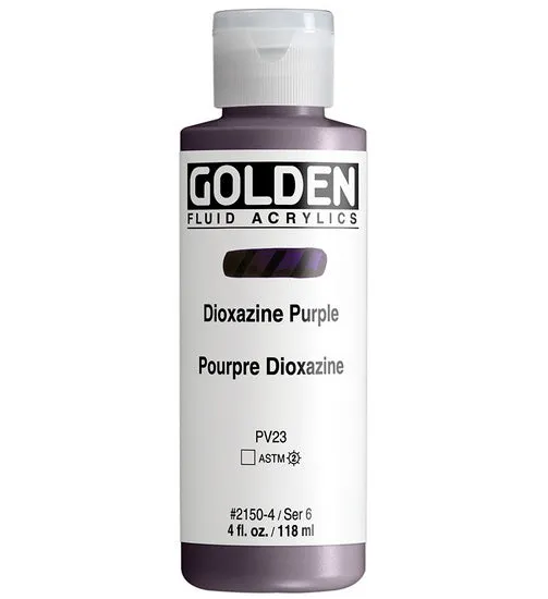 Acrylic fluid - 4 oz dioxazine purple s6