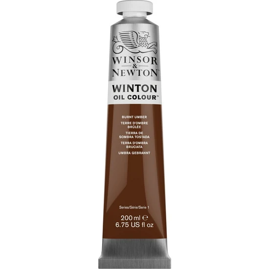 Winton oil - 200ml - burnt umber - s1