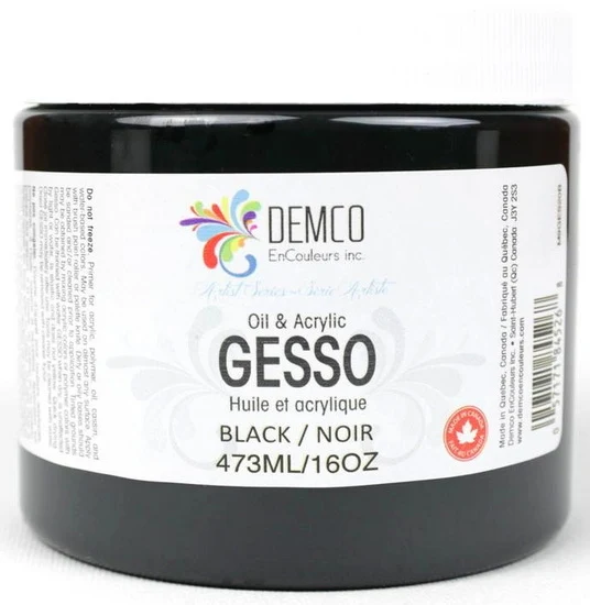Black gesso - 473ml