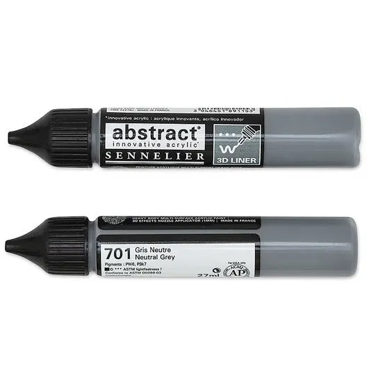 Acrylic marker - abstract - 27ml - neutral grey