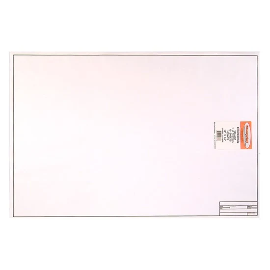 1000H Vellum Paper Title Block - 18X24 "