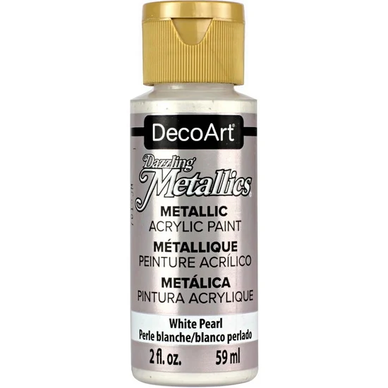 Americana Acrylic Dazzling Metallics White Pearl - 60ml