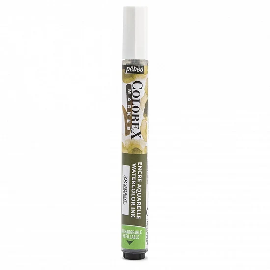 Watercolor marker - colorex - olive green