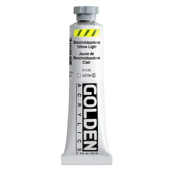 Acrylic heavy body - 2 oz benzimidazolone yellow light s3
