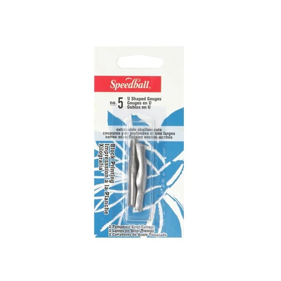 Linocut knives set - #5 - u shape (2)