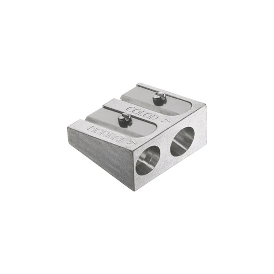 2-Hole metal pencil sharpener