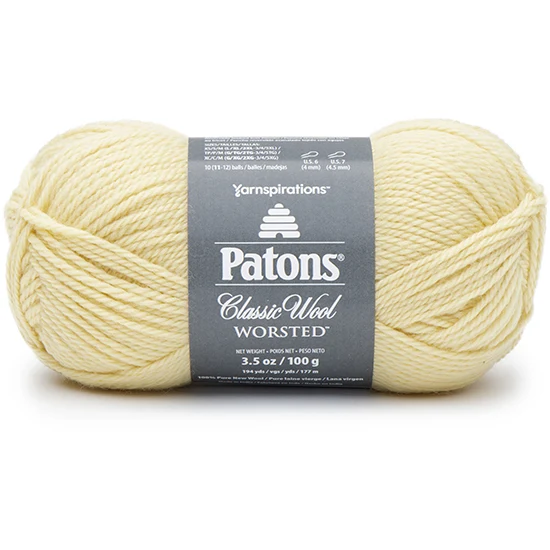 Classic wool yarn #4 - 100g - soft sunshine
