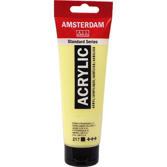 Amsterdam Acrylic Permanent Lemon Yellow Light - 120ML