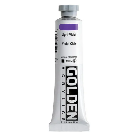Acrylic heavy body - 2 oz violet light s3