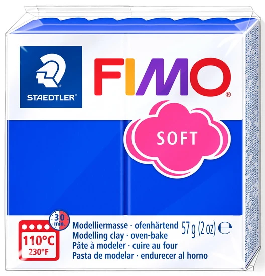 Polymer Clay Fimo Soft Blue Brilliant