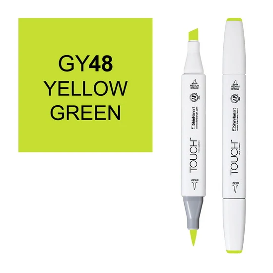 Touch Brush Marker Yellow Green