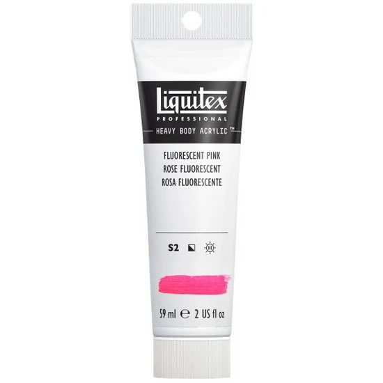Acrylic hb - 2oz - fluorescent pink - s2