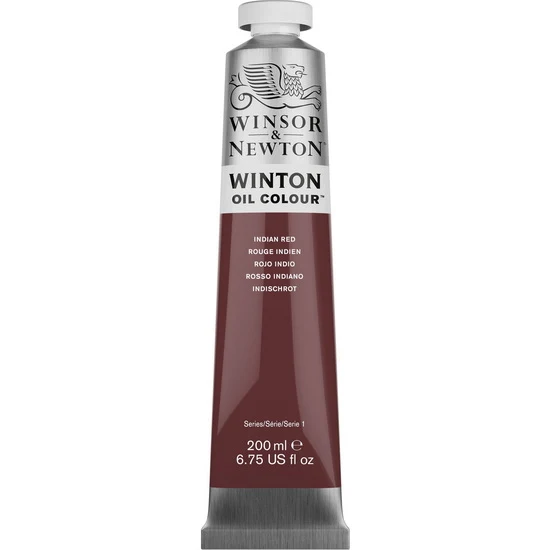 Winton oil - 200ml - indian red - s1