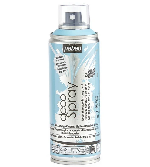 Acrylic spray - décospray - 200ml - sky blue