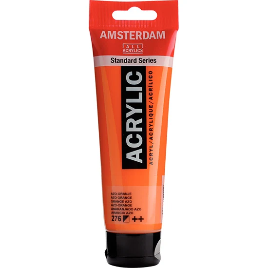 Amsterdam Acrylic Orange Azo - 120ml