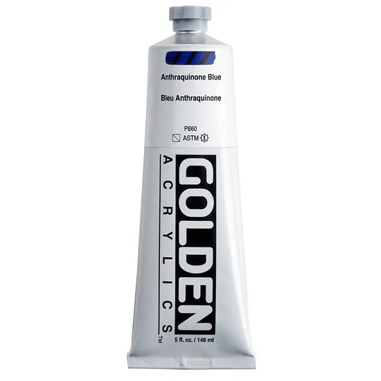 Acrylic heavy body - 5 oz anthraquinone blue s7