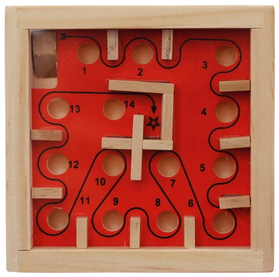 Mini labyrinthe en bois