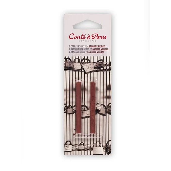 Set of 2 Sketching Crayons Sanguine Medicis